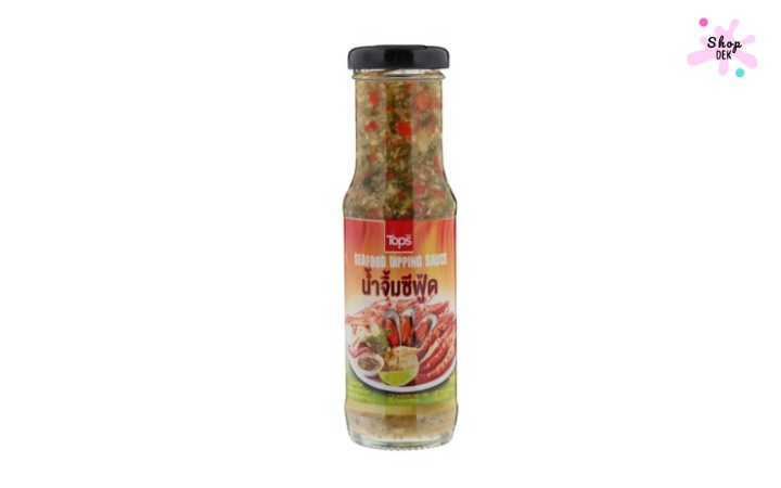 น้ำจิ้มซีฟู้ดแบบขวด ยี่ห้อ ท็อปส์ (Tops)