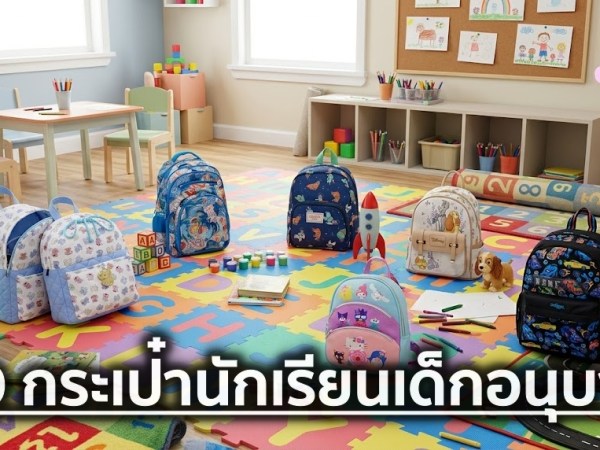 10 กระเป๋านักเรียนเด็กอนุบาล ยี่ห้อไหนดี
