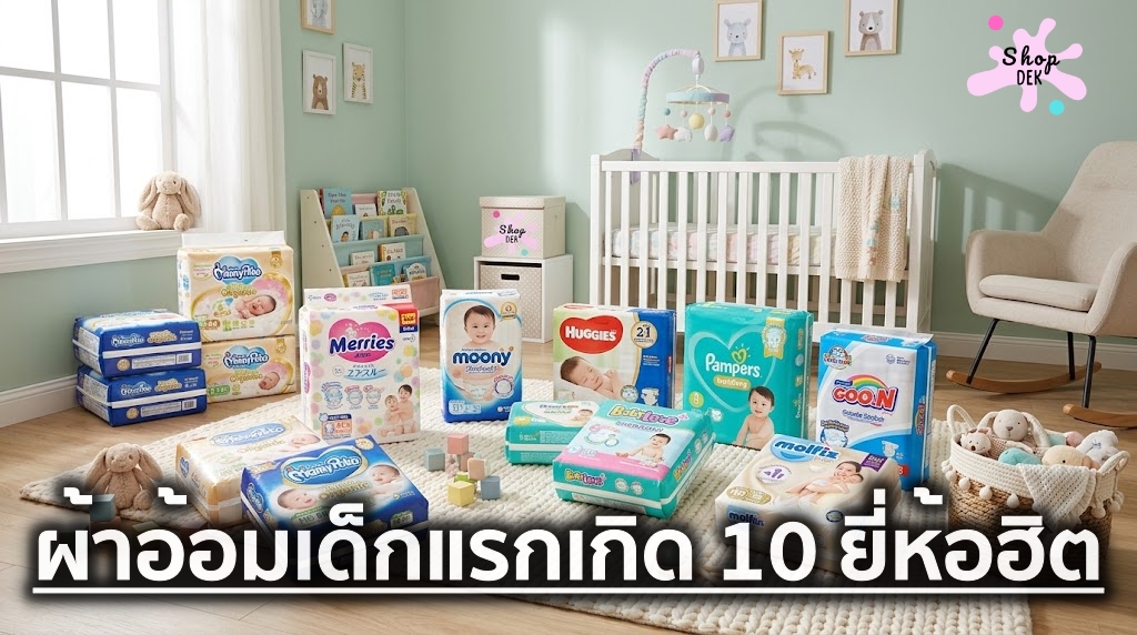 10 ผ้าอ้อมเด็กแรกเกิด (NB) ยี่ห้อไหนดี ปี 2026