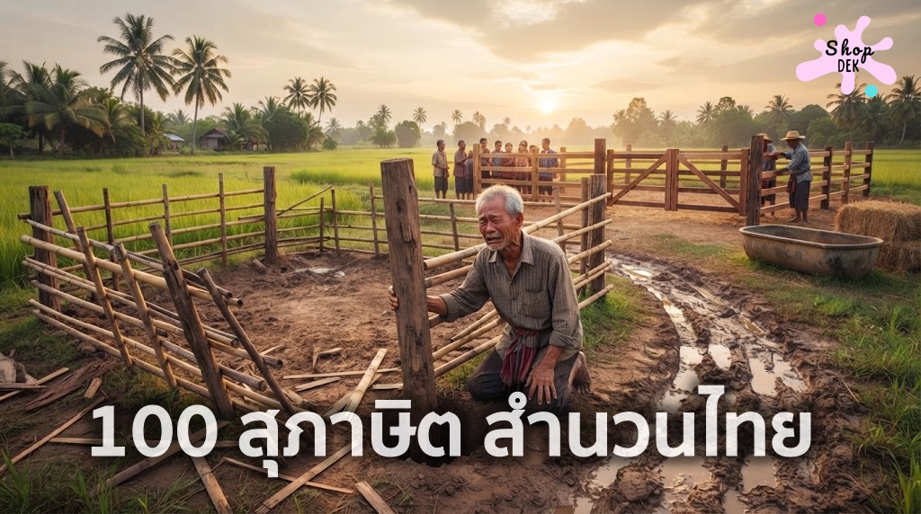 รวม 100 สุภาษิตสำนวนไทยออกสอบบ่อย สำหรับเด็กนักเรียนประถม