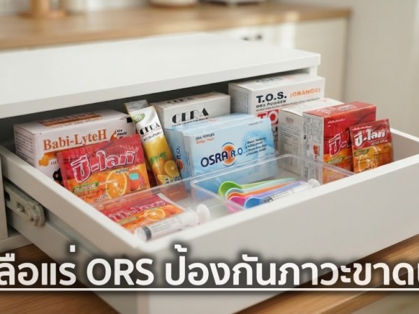เกลือแร่ (ORS) สำหรับเด็ก มีความสำคัญอย่างไร? พร้อมวิธีเลือก และวิธีรับประทาน