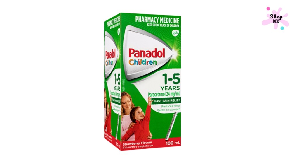 พาราเซตามอลสำหรับเด็ก ยี่ห้อ PANADOL CHILDREN 1-5 YEARS